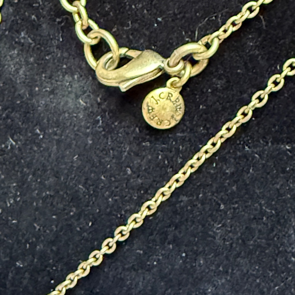 Long J. Crew Gold Pineapple Pendant - Picture 4 of 6